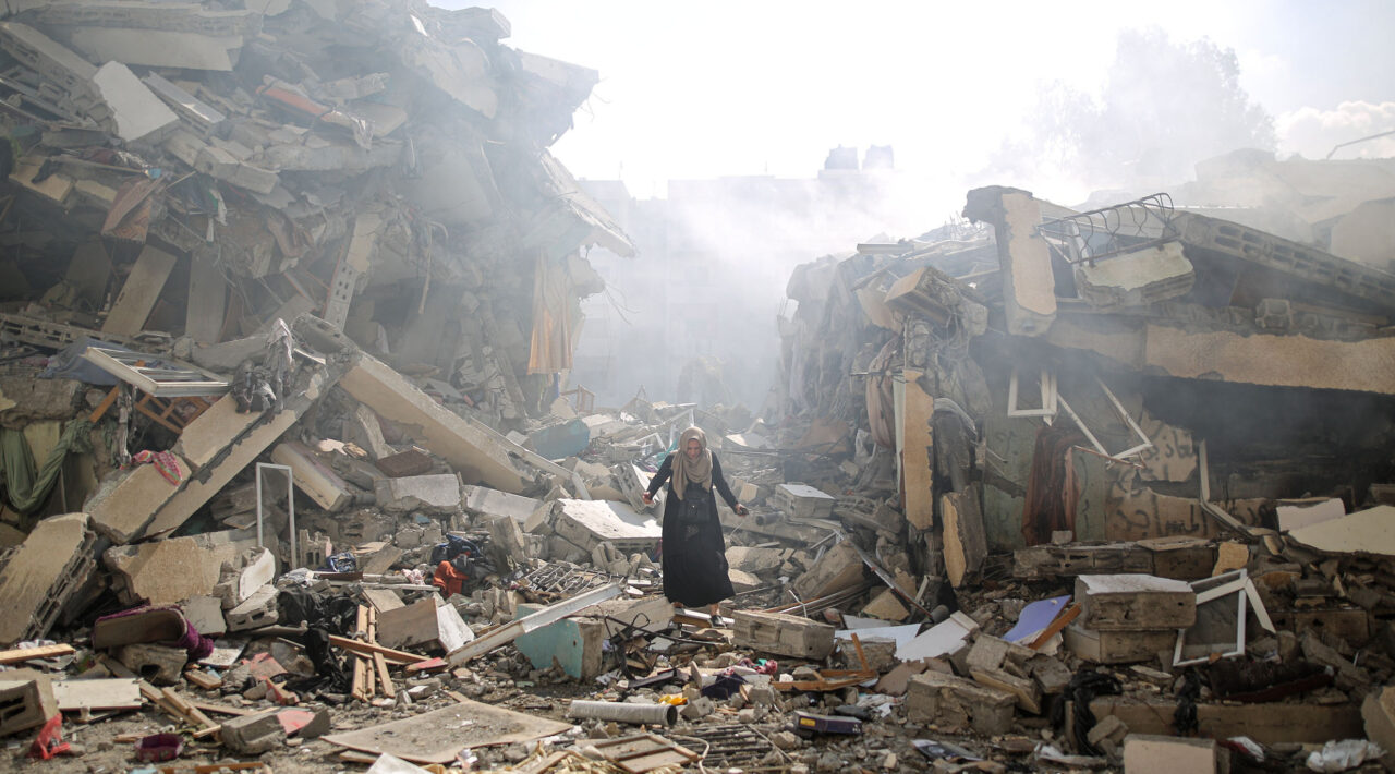 Una Línea Roja por Gaza cruzará Bilbao para denunciar que la crisis humanitaria sigue viva