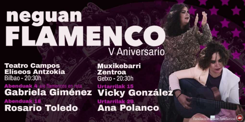 Neguan Flamenco llega al Teatro Campos Elíseos de Bilbao y a Getxo