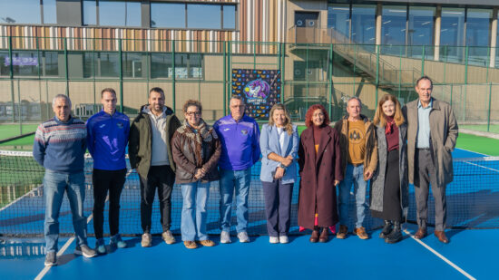 Santurtzi se convierte en la sede de la primera escuela de tenis adaptado de Bizkaia