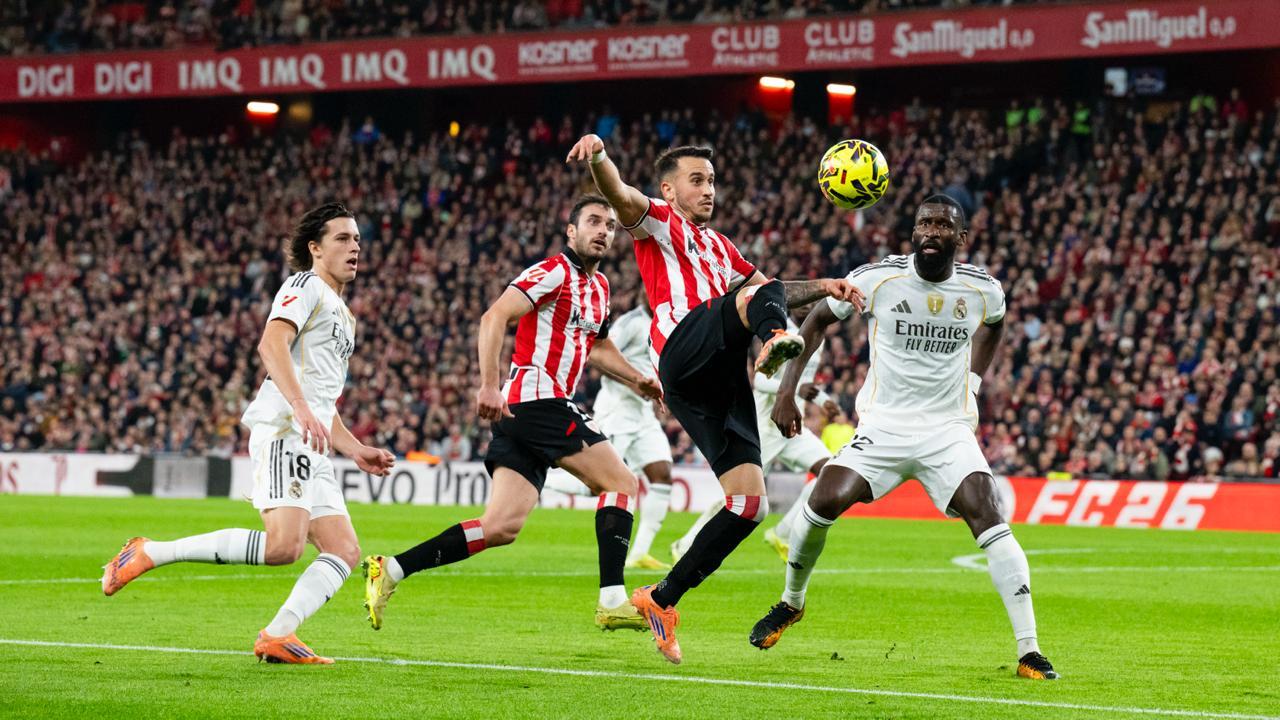 Nula oposición del Athletic al Real Madrid