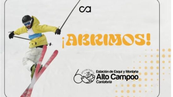 Alto Campoo abre este viernes y devuelve la emoción del esquí