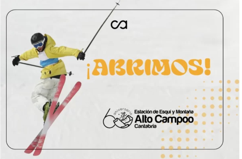 Alto Campoo abre este viernes y devuelve la emoción del esquí