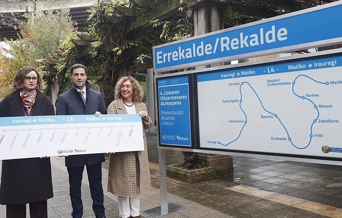 Los plazos de construcción de la Línea 4 de Metro Bilbao
