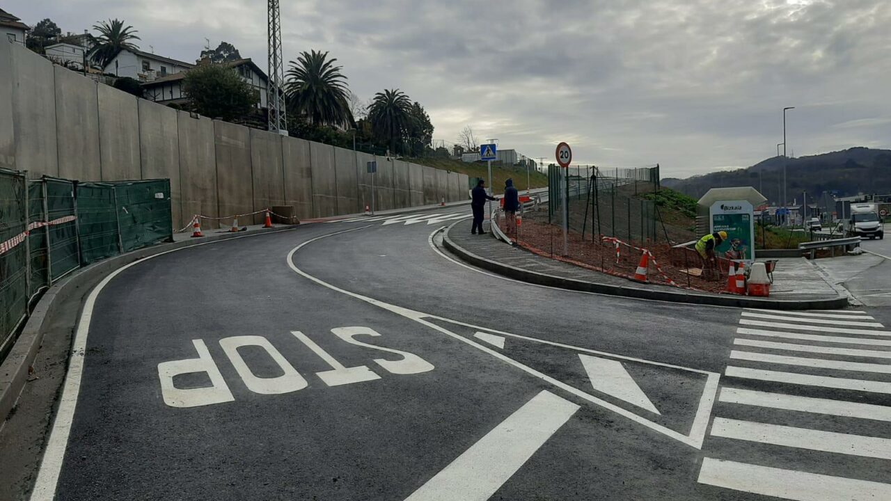 Nuevo vial desde la N-634 en Galdakao: más seguro y acceso a la futura parada de metro