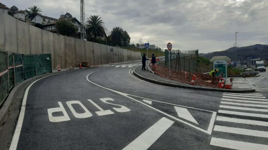 Nuevo vial desde la N-634 en Galdakao: más seguro y acceso a la futura parada de metro