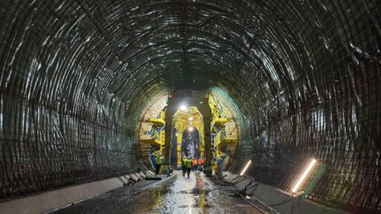 El tanque de tormentas de Galindo avanza: así es el túnel que albergará el mayor depósito de Euskadi