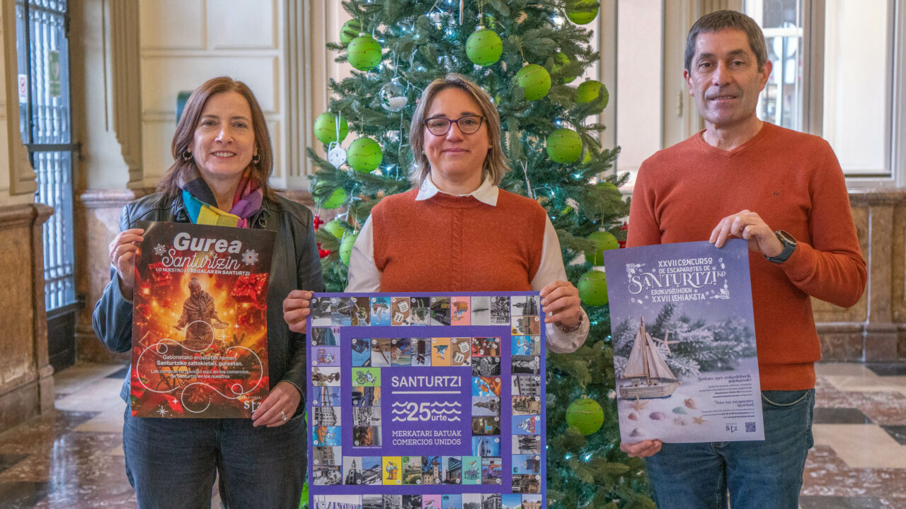 Santurtzi apuesta por el comercio: concurso de Escaparates con 40 establecimientos y 2.850 € en premios