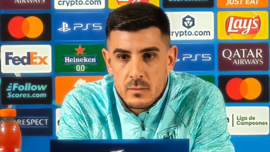 Yuri, dispuesto a jugar de central ante el PSG: «He entrenado mucho en esa posición»