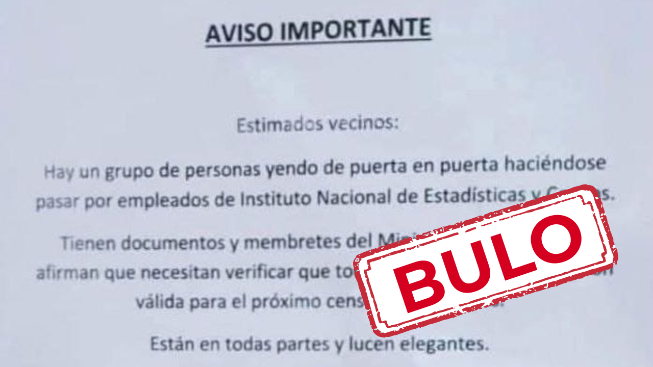 El bulo de los falsos censistas para robar en casas vuelve a circular: Policía y organismos oficiales lo desmienten