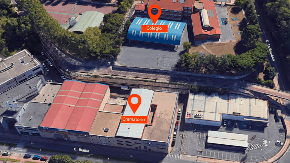 Barakaldo paraliza durante un año los permisos para instalar un crematorio junto a la ikastola Ibaibe