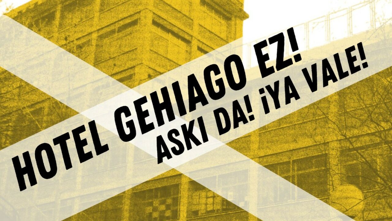 Vecinos rechazan la conversión del antiguo colegio Presentación de María en una residencia de estudiantes en Bilbao