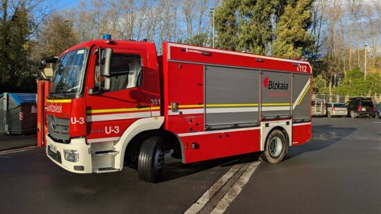 Así es el camión de última generación para reforzar las emergencias en Bizkaia