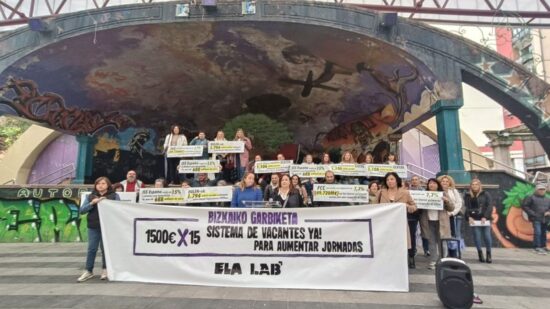 Este miércoles se celebra la primera jornada de huelga de limpieza en edificios públicos de Bizkaia