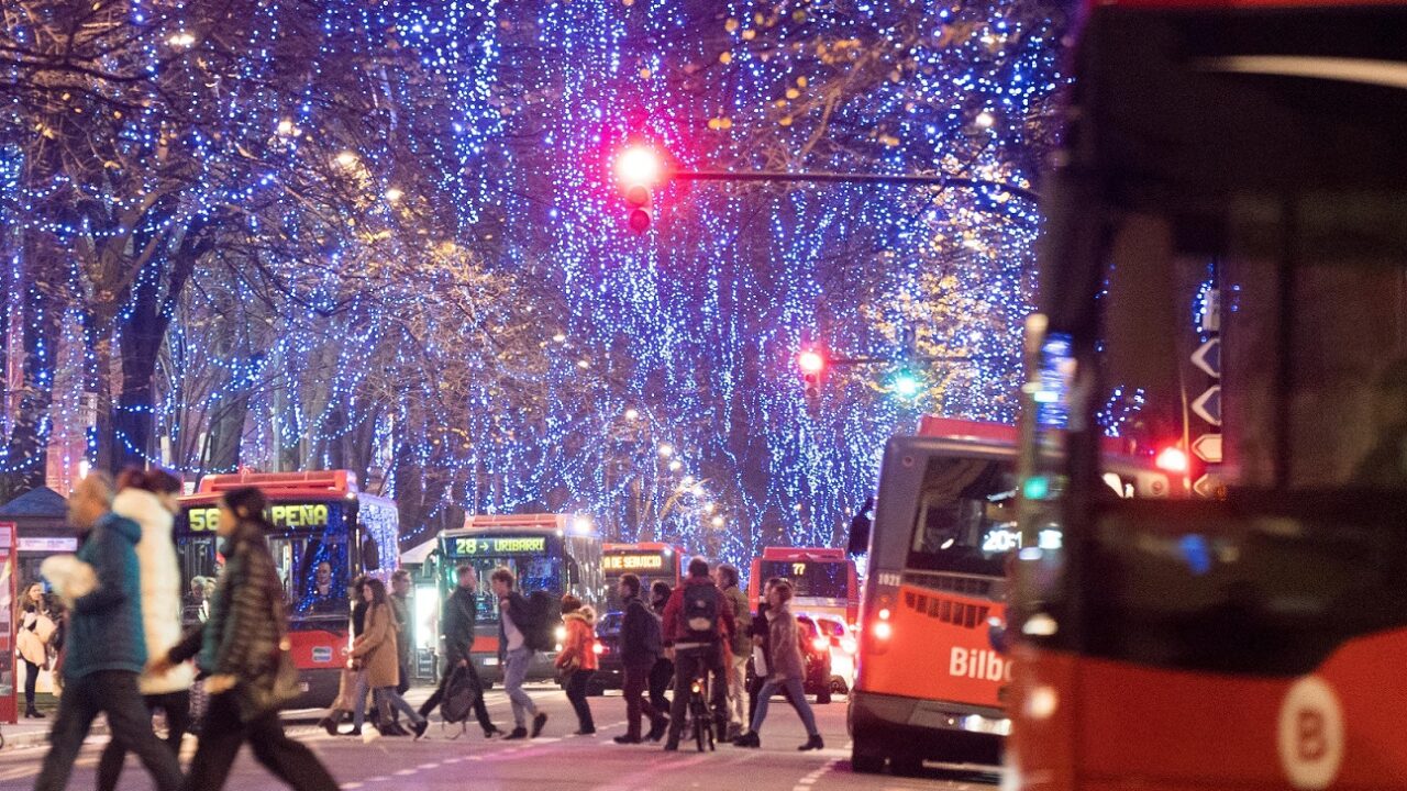 Bilbobus y el Funicular de Artxanda: estos serán sus horarios en Nochebuena y Nochevieja