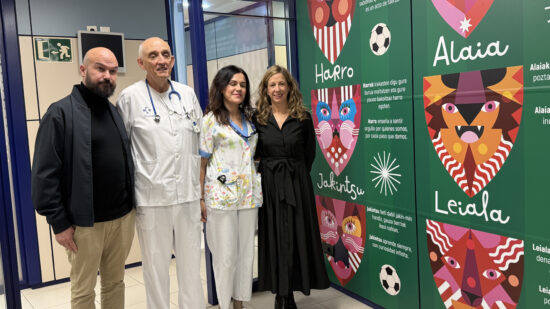 Las Urgencias Pediátricas del Hospital de Cruces se visten del Athletic