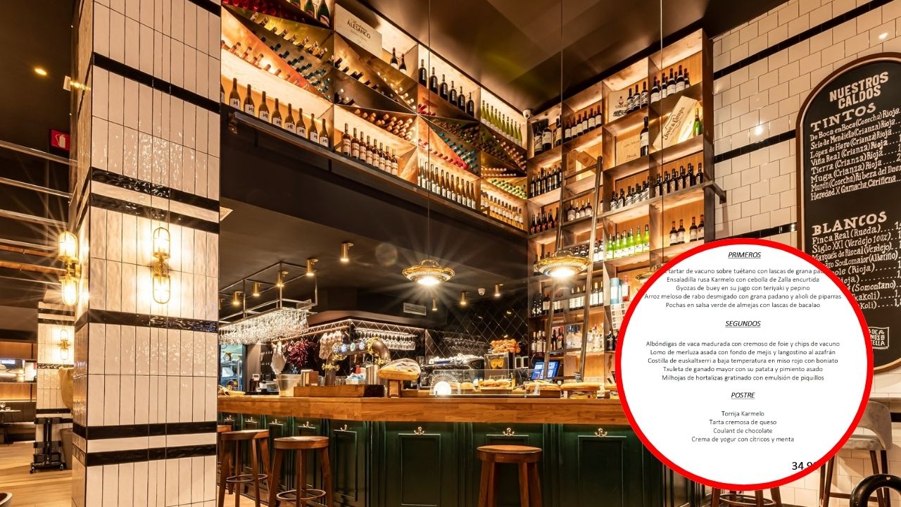 Si, es posible degustar un menú de autor en Navidad en pleno centro de Bilbao por menos de 35 euros