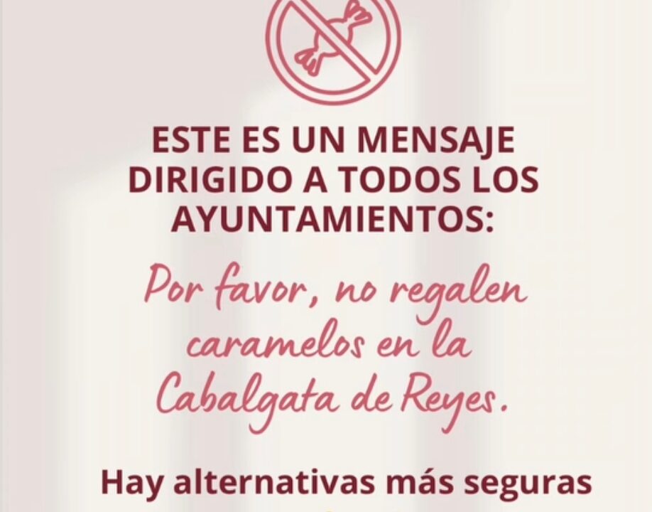 Lucía, mi pediatra, pide que no haya caramelos en las cabalgatas de los Reyes Magos: «Son peligrosos»