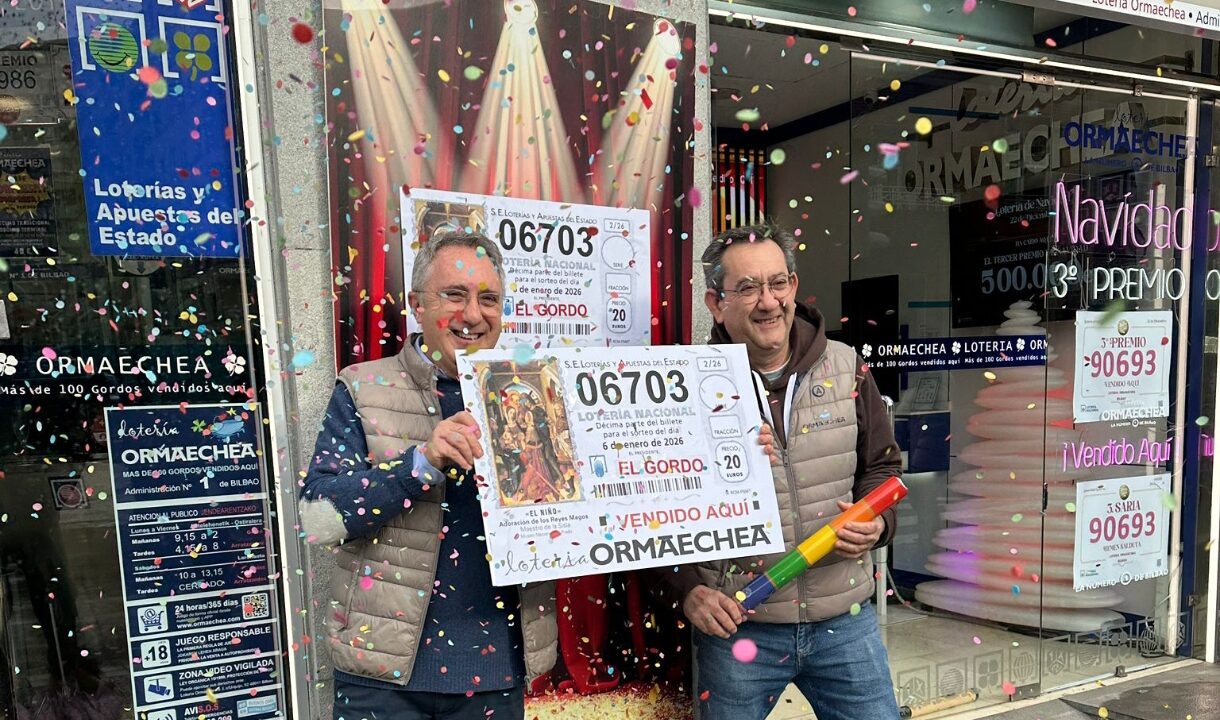 Ormaechea, Hurtado de Amezaga y Elorrio: los puntos clave de la Lotería del Niño en Bizkaia