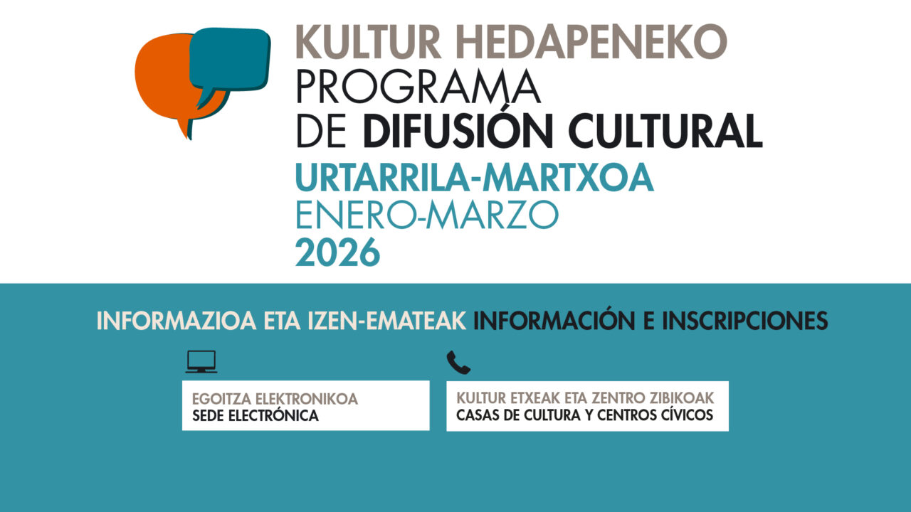 Barakaldo programa una veintena de charlas y actividades culturales hasta el mes de marzo