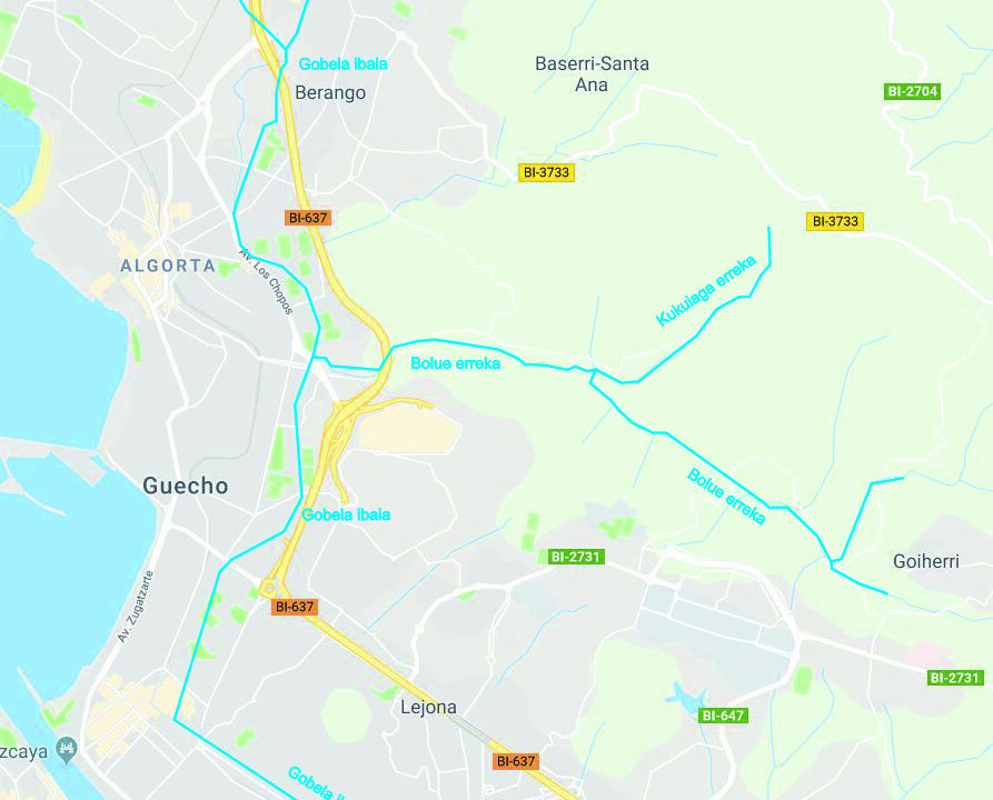 Asociaciones anuncian ir a los tribunales ante el Plan Urbano de Getxo