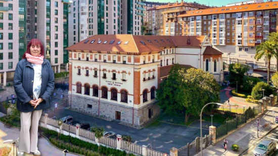 Charo se jubila y su colegio en Santurtzi le sorprende con una despedida que nadie olvidará