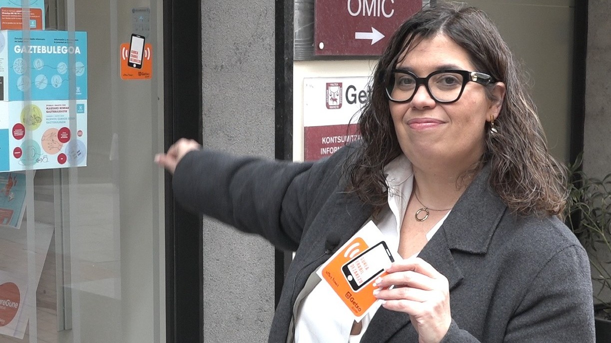 Gurea erabil dezakezu, la iniciativa del Ayuntamiento de Getxo para evitar retrasar el uso de móviles en los niños