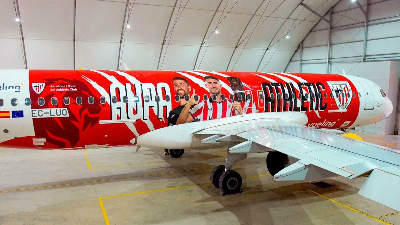 El Athletic estrenará nuevo avión en la Champions