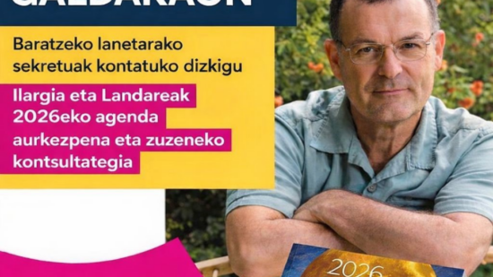 Jakoba Errekondo visitará Galdakao para compartir los secretos de la huerta y la agricultura según la luna