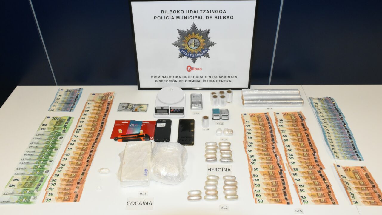 Detenido en Bilbao La Vieja por tráfico de drogas tras las quejas vecinales