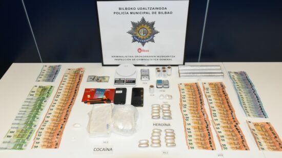 Detenido en Bilbao La Vieja por tráfico de drogas tras las quejas vecinales