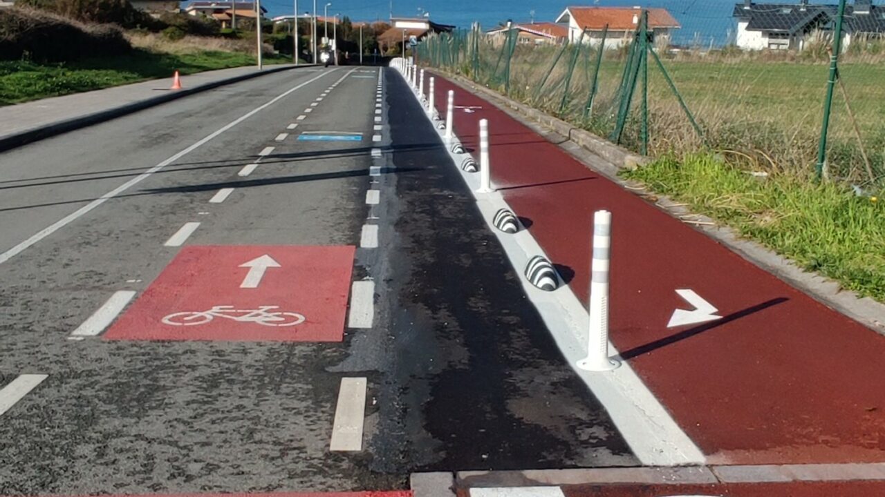 Sopela estrena nuevos bidegorris entre la playa y el centro con financiación europea