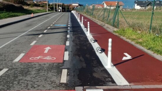 Sopela estrena nuevos bidegorris entre la playa y el centro con financiación europea