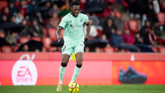 Iñaki Williams, baja en el Athletic para el partido de Champions contra el Atalanta por lesión en el gemelo