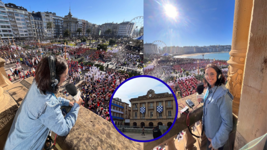 La radio que lleva la Tamborrada por el mundo con llamadas en directo a donostiarras emigrados