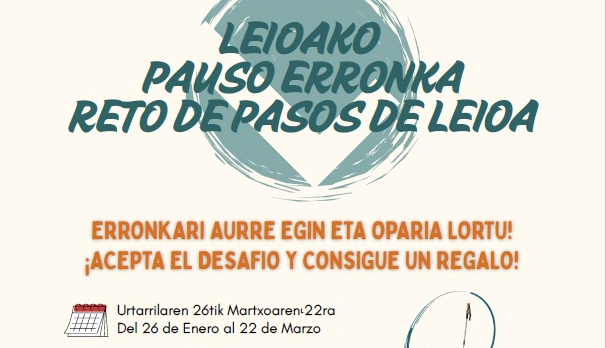 Leioa lanza retos deportivos para promover hábitos de vida saludables