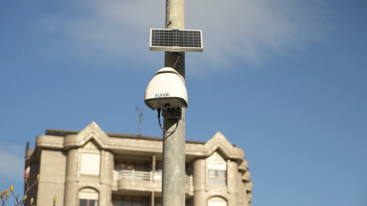 Santurtzi instala una nueva estación municipal para medir la calidad del aire en el centro del municipio
