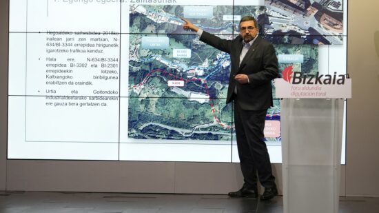 La Variante de Ermua avanza con la aprobación del proyecto provisional de la Fase I-Urtia este jueves