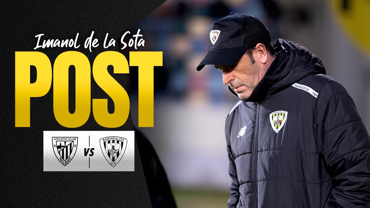 Imanol de la Sota, entrenador del Barakaldo: «¿Dónde estaban los recogepelotas?