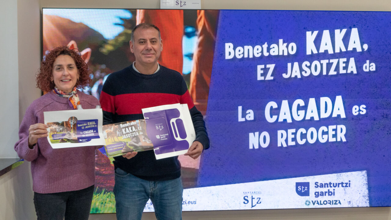 Santurtzi lo deja claro: La cagada es no recoger. Nueva ordenanza sobre tenecia de animales de compañía