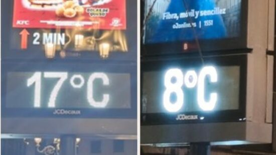 Bilbao amanece hoy con hasta diez grados menos y un cielo espectacular