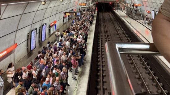 Solucionada la avería en Metro Bilbao, pero continúan los retrasos en toda la red