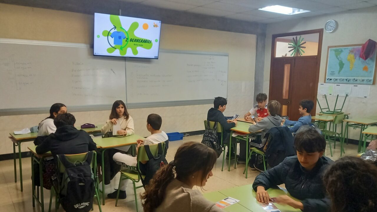 Bilbao impulsa el reciclaje entre más de 2.200 adolescentes con la campaña BIRZIKLATU! ¡RECICLA!