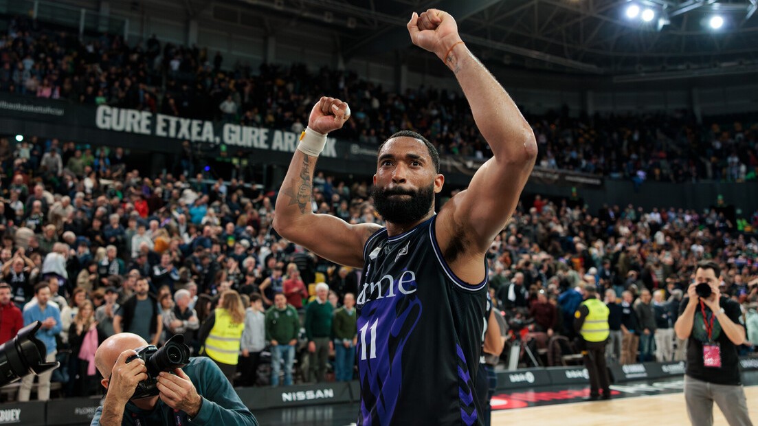 La primera gran noche de Darrun Hilliard en el Bilbao Arena