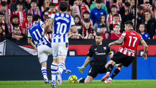 Ruiz de Galarreta salva el honor del Athletic en el derbi vasco