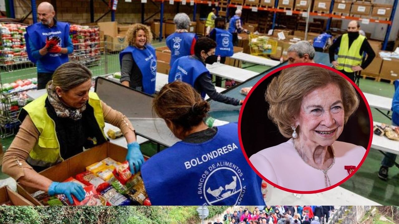 La Reina Sofía visitará Basauri para colaborar en este acto solidario