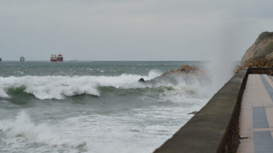 Enero fue húmedo y muy ventoso en Euskadi con rachas de hasta 156 km/h