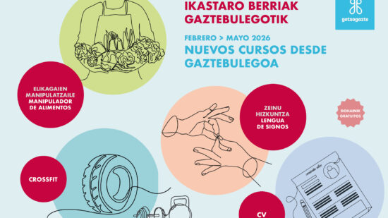 La Gaztebulegoa de Getxo lanza nuevos talleres gratuitos para jóvenes