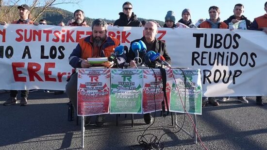 Tubos Reunidos en Amurrio llama a la lucha y amenaza con más huelgas frente al ERE