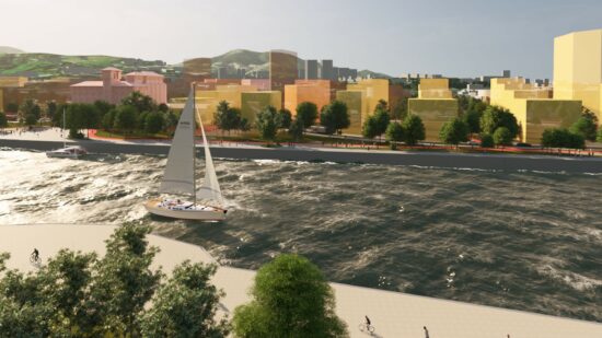 Los vecinos de Zorrotza reciben información sobre la regeneración urbanística del barrio