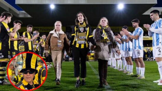 El sentido homenaje de la afición a José Manuel: «El Barakaldo CF no te olvida»